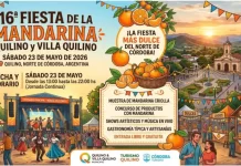 Fiesta de la Mandarina en Quilino 2026: grilla y qué hacer