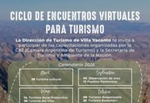 Invitación al Ciclo de Encuentros Virtuales para Destinos Turísticos 2026