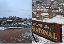 LLEGO LA NIEVE A CORDOBA