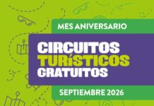 VILLA MARIA – Circuitos gratuitos en septiembre