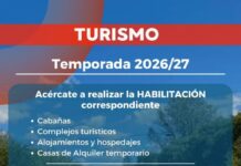 COMUNA DE ESTANCIA VIEJA TEMPORADA 2026/27 | ALOJAMIENTOS TURÍSTICOS